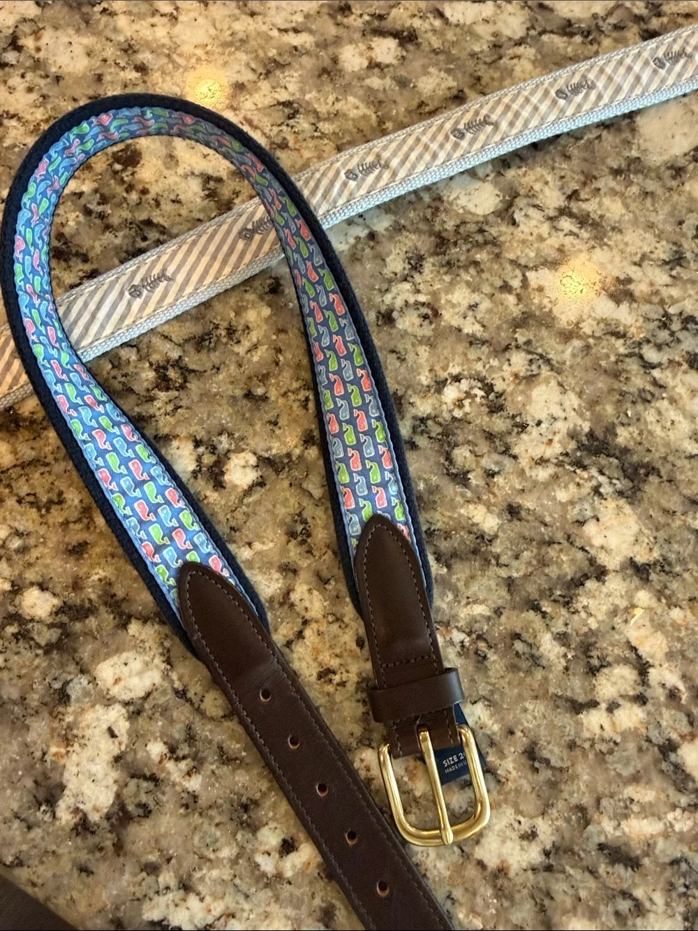 Vineyard vines kids belts